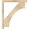 Ekena Millwork Westlake Block Rough Sawn Bracket w/ Offset Brace, Douglas Fir, 4"W x 28"D x 32"H BKT0402X28X32WTL05RDF - alternate 4